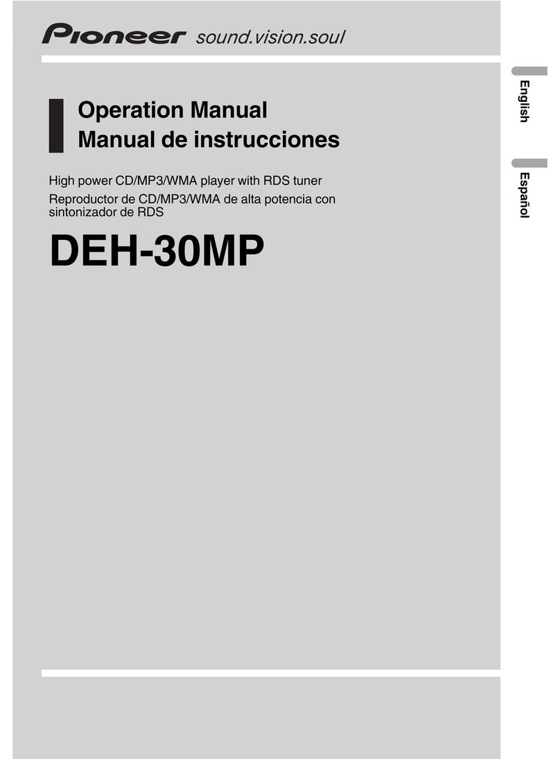 Pioneer DEH-30MP User manual