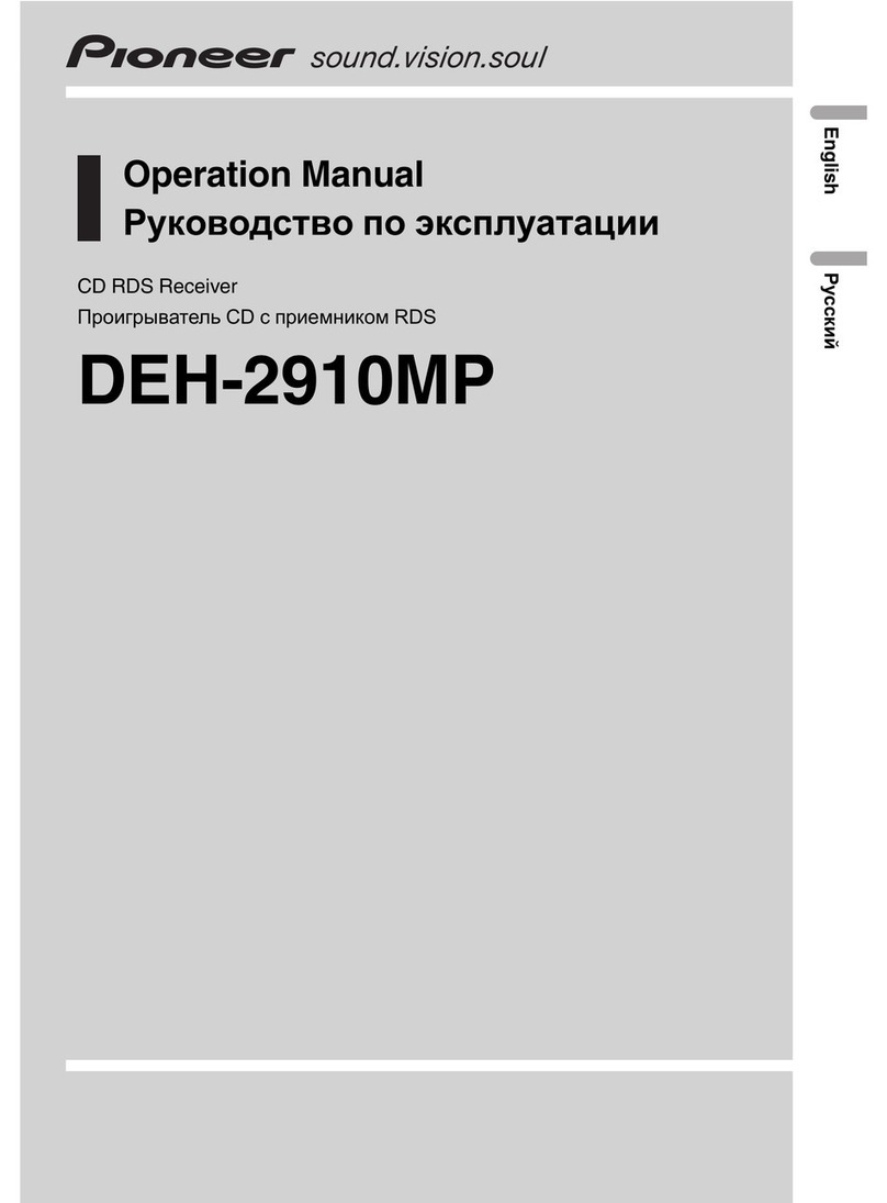 Pioneer DEH-2910MP User manual