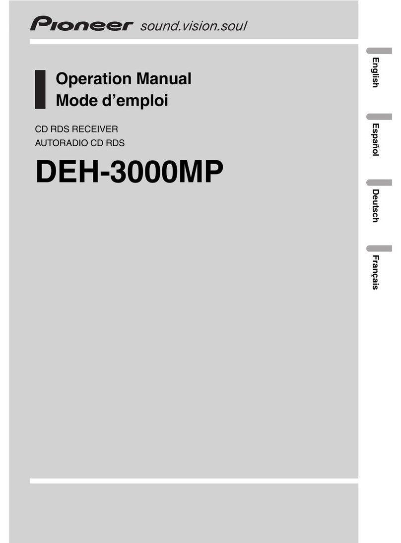 Pioneer DEH-3000MP Operation manual