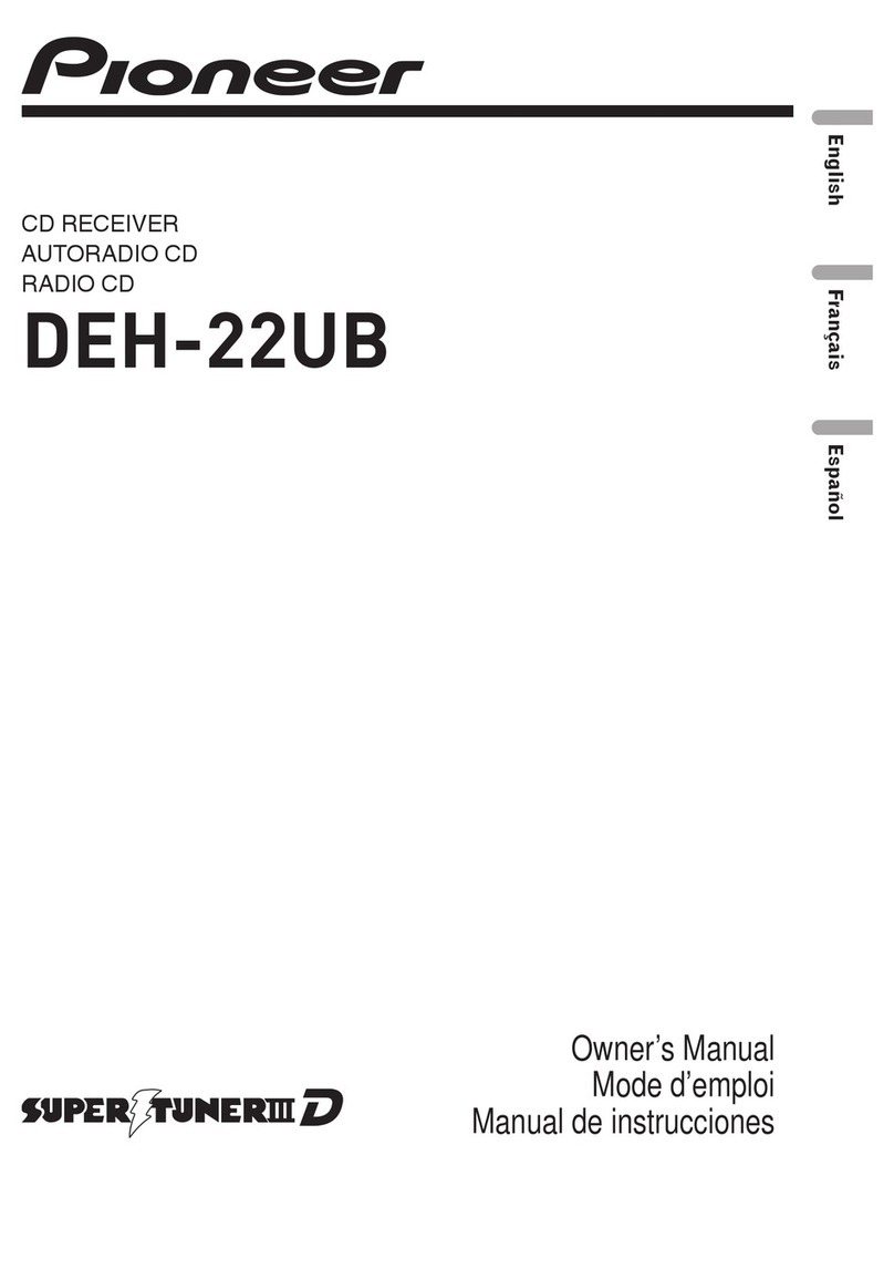 Pioneer DEH-22UB User manual
