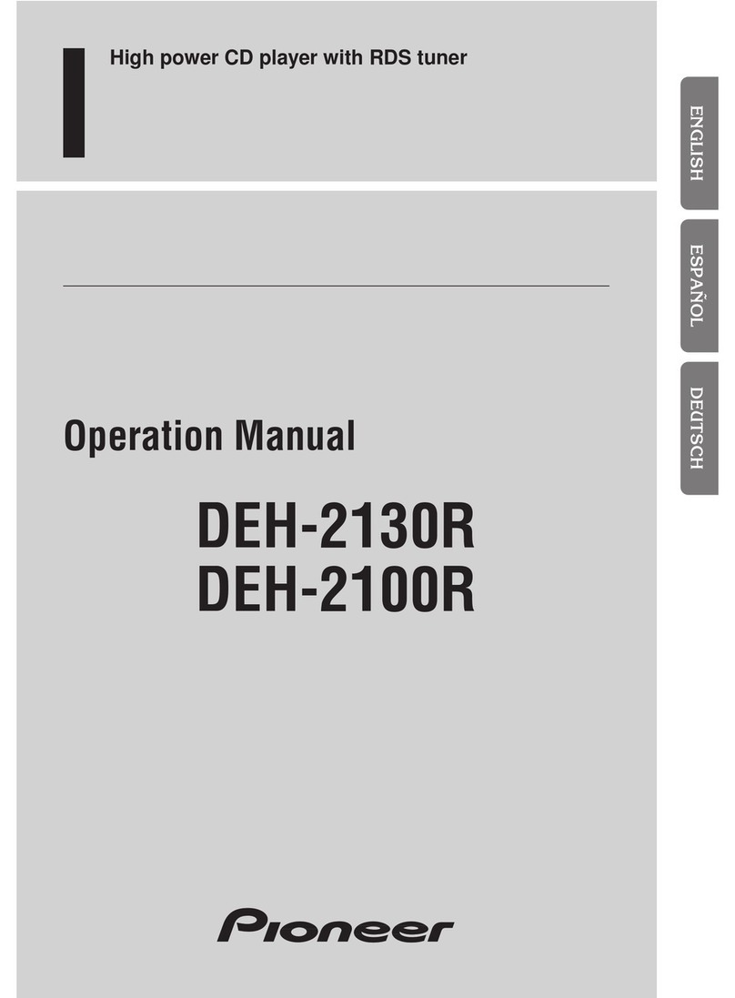 Pioneer DEH-2100R User manual