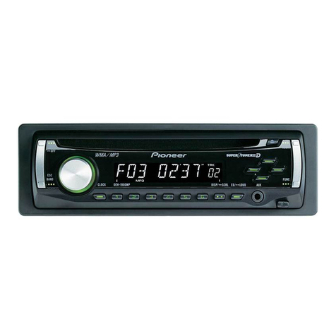 Pioneer DEH 1900MP - Radio / CD Operation manual