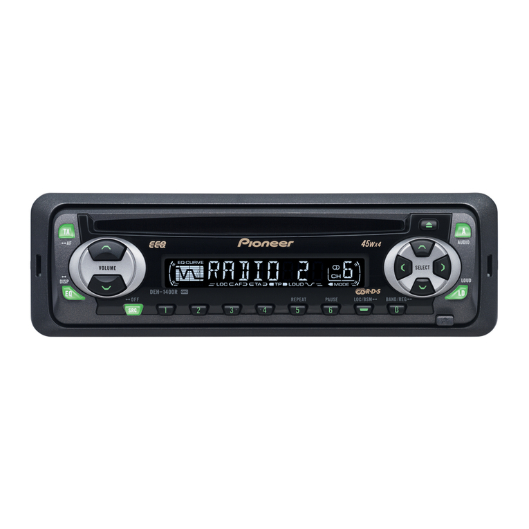 Pioneer DEH-1400R Operation manual