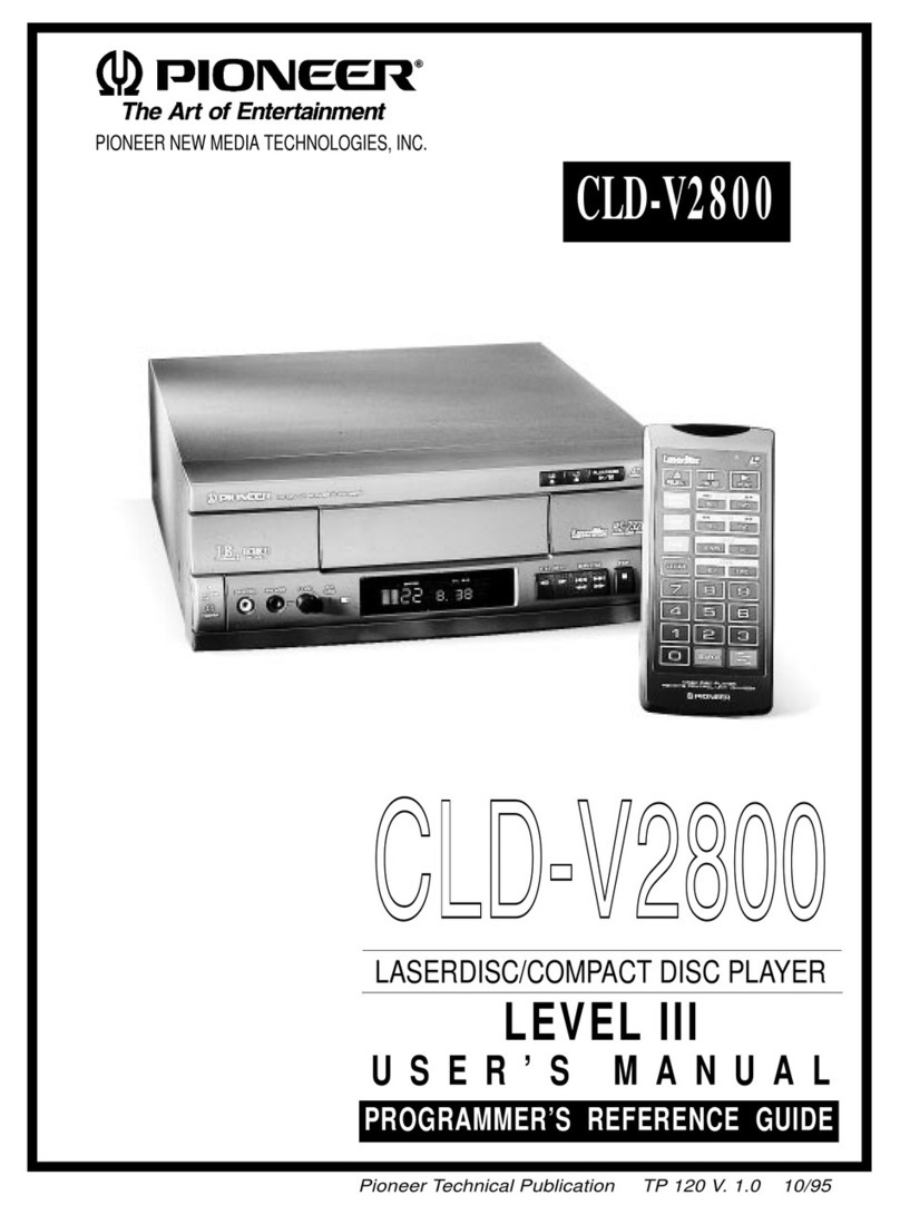 Pioneer CLD-V2800 User manual
