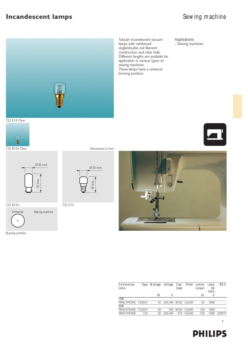 Philips T22 B15d User manual Philips T22 B15d User manual