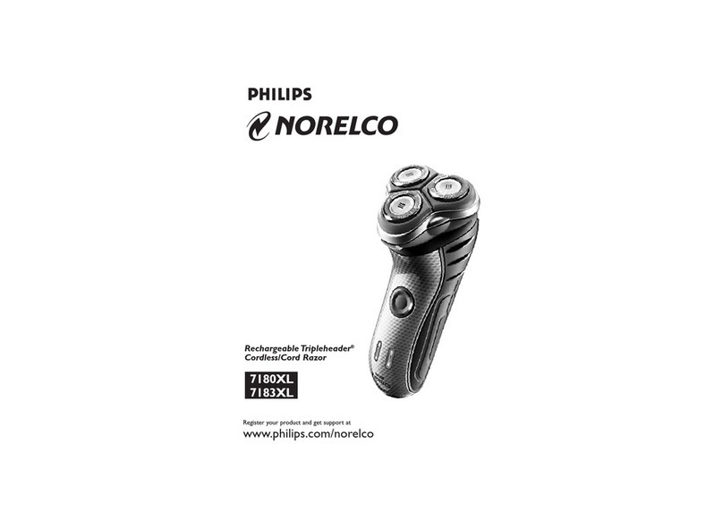 Philips Norelco 7180XL user manual