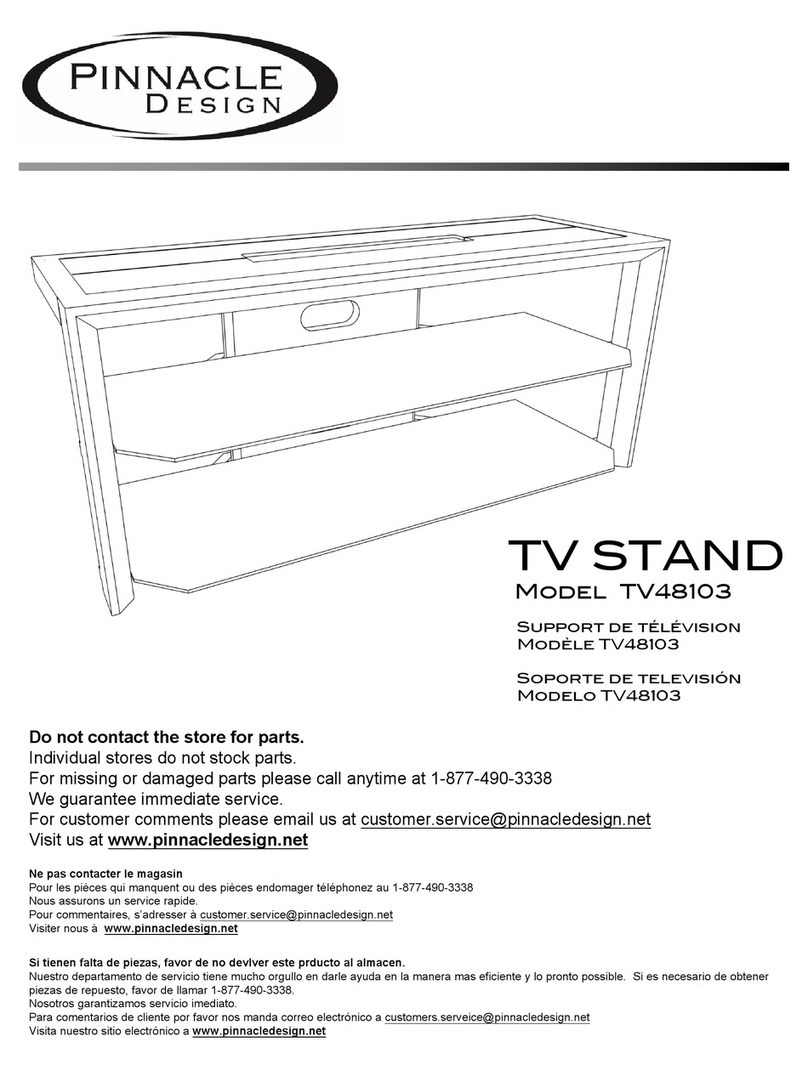Pinnacle Design TV48103 parts list