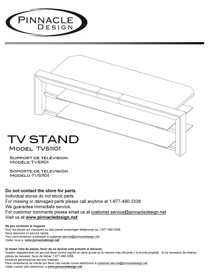 Pinnacle Design TV51101 parts list Pinnacle Design TV51101 parts list
