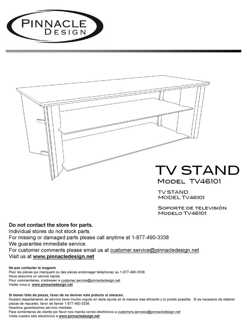 Pinnacle Design TV46101 parts list Pinnacle Design TV46101 parts list