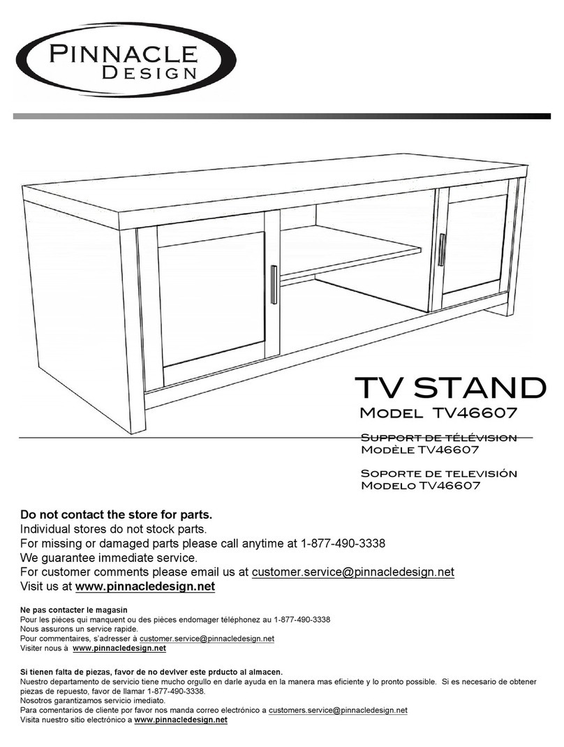 Pinnacle Design TV38101 parts list