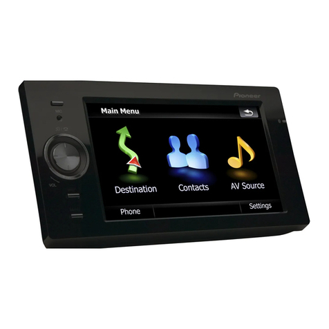 Pioneer F500BT - AVIC - Navigation System Operation manual Pioneer F500BT - AVIC - Navigation System Operation manual