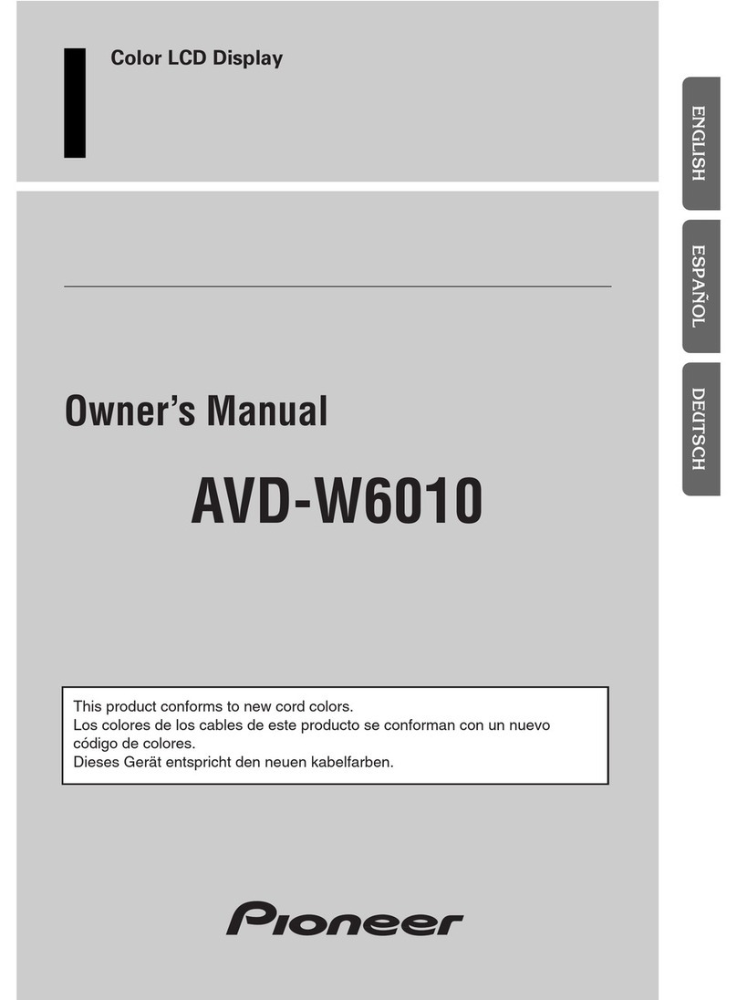 Pioneer AVD-W6010 User manual