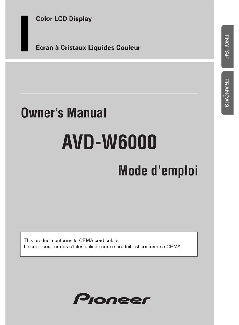 Pioneer AVD-W6000 User manual