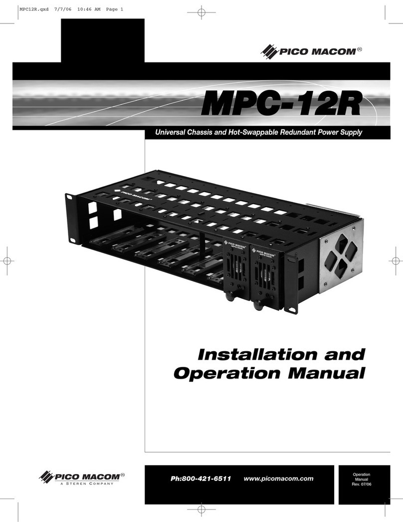 Pico Macom MPC-12R User manual