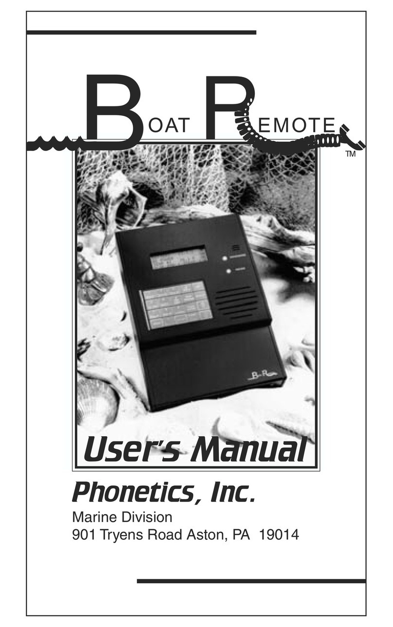 Phonetics Boat Remote user manual