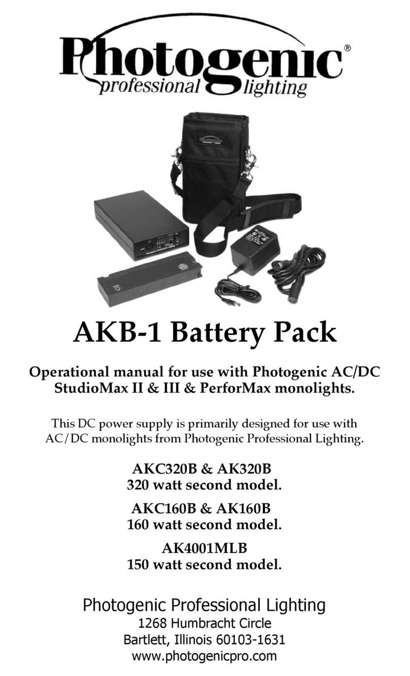 Photogenic Professional Lighting AKB-1 Operational manual