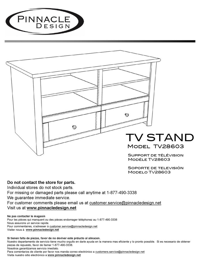 Pinnacle Design TV28603 parts list