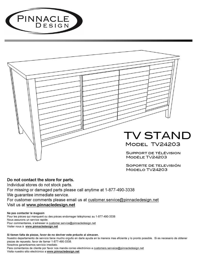 Pinnacle Design TV24203 parts list