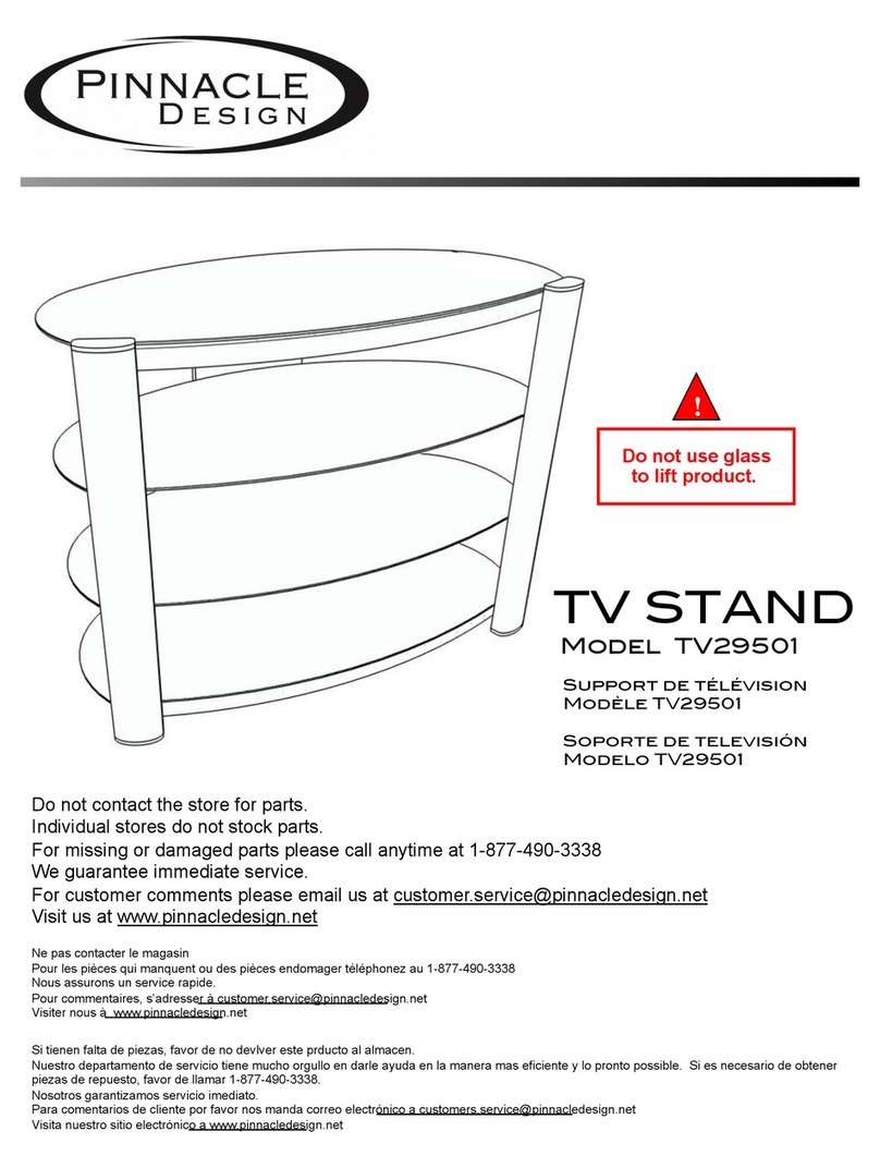 Pinnacle Design TV29501 parts list