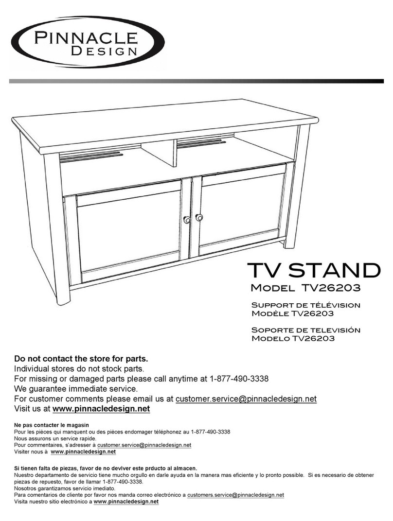 Pinnacle Design TV26203 parts list