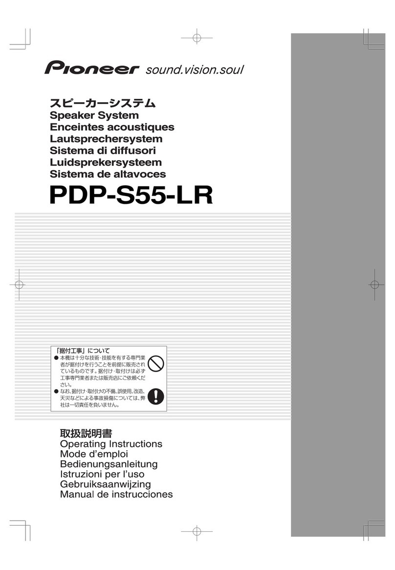 Pioneer PDP-S55-LR User manual