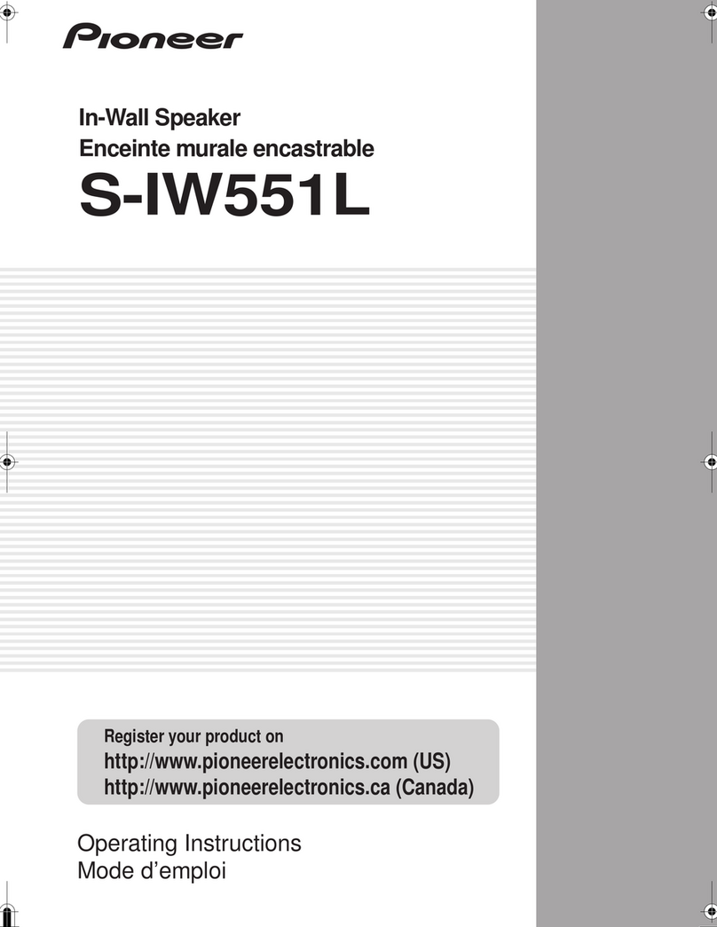 Pioneer S-IW551L User manual