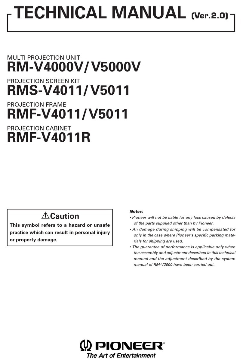 Pioneer RM-V4000V User manual