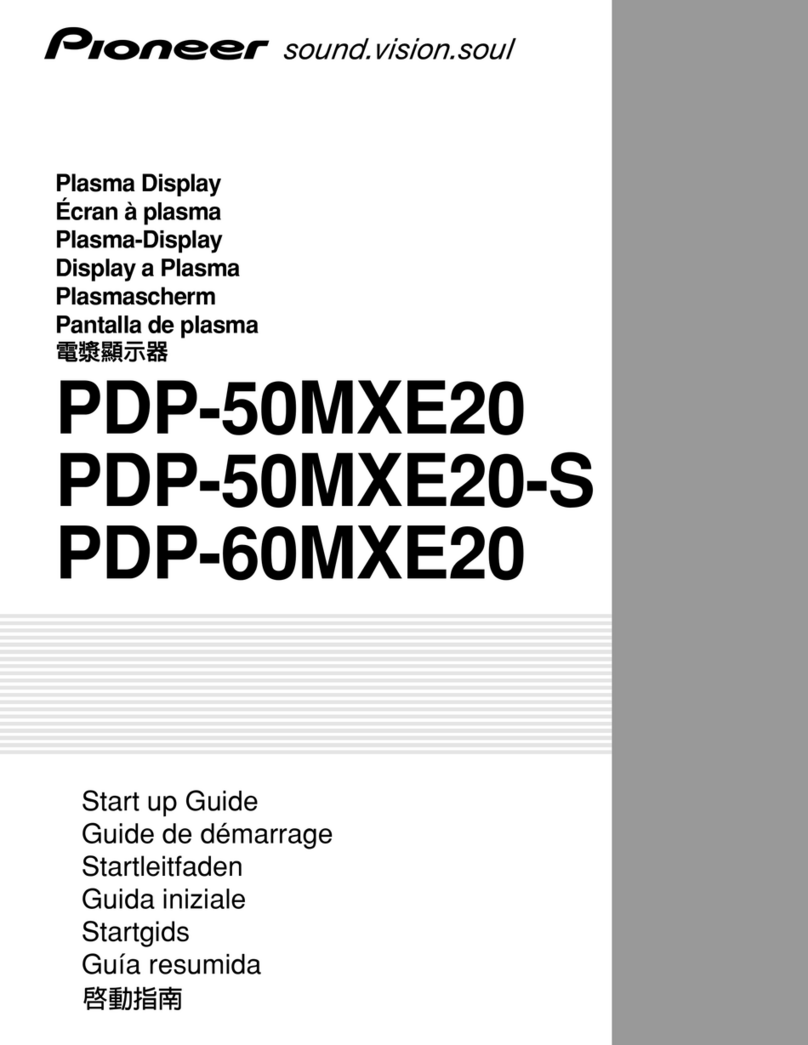 Pioneer PDP-50MXE20 User guide