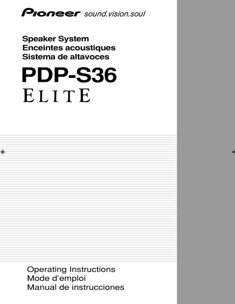 Pioneer PDP-S36 Elite operating instructions