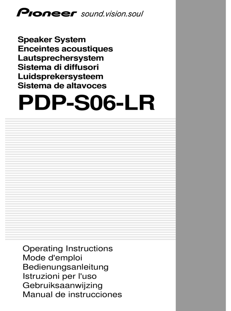 Pioneer PDP-S06-LR User manual