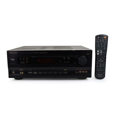 Pioneer VSX-D409 operating instructions