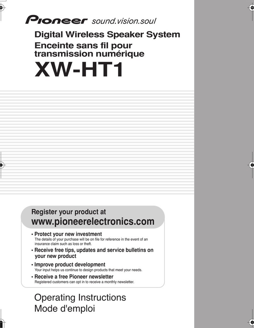 Pioneer XW-HT1 User manual