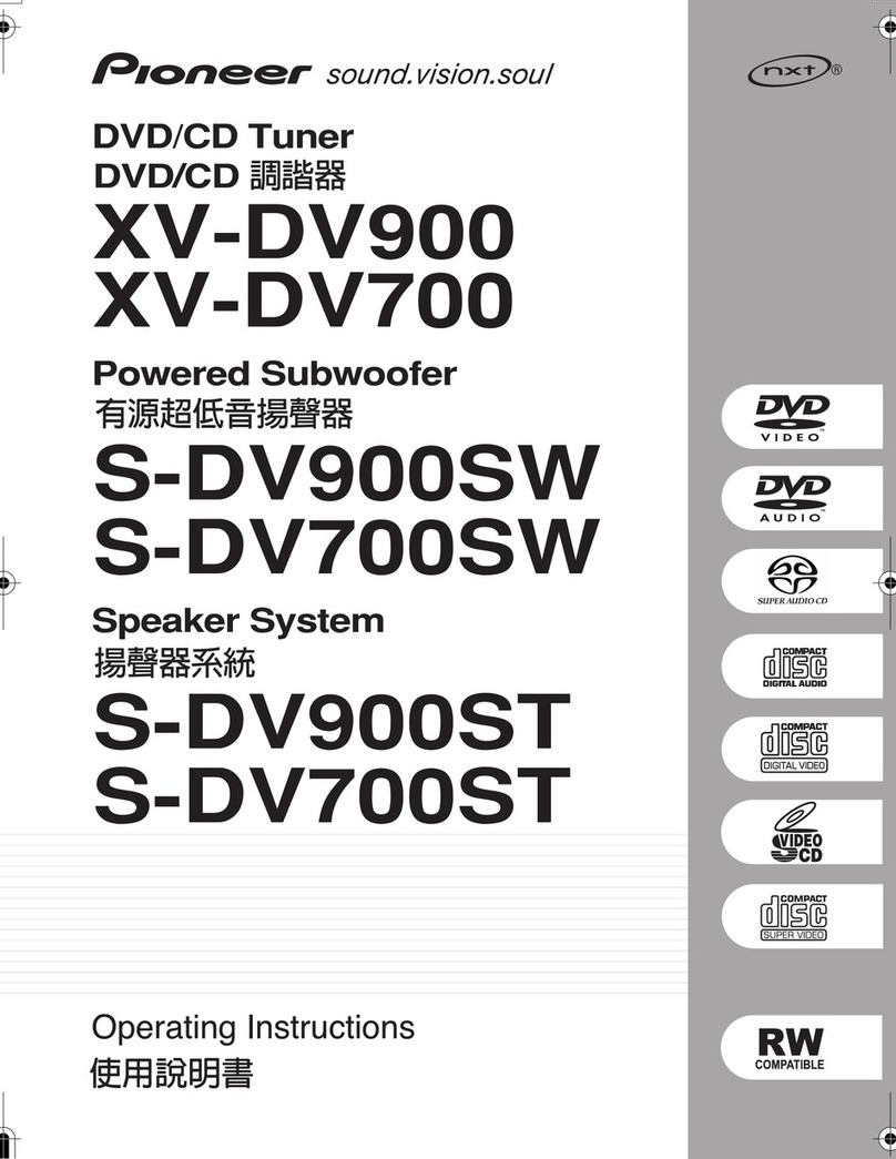 Pioneer S-DV700ST User manual