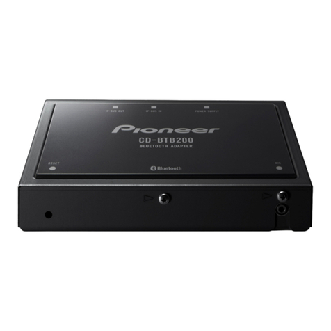 Pioneer CD-BTB200 User manual