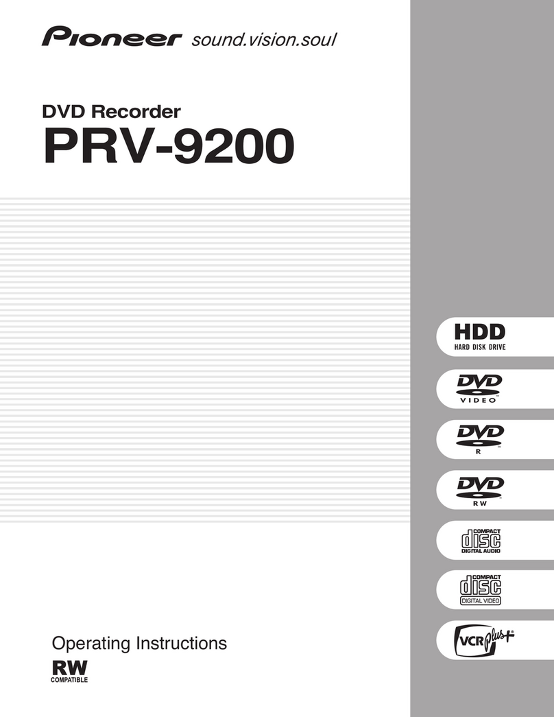 Pioneer PRV-9200 User manual