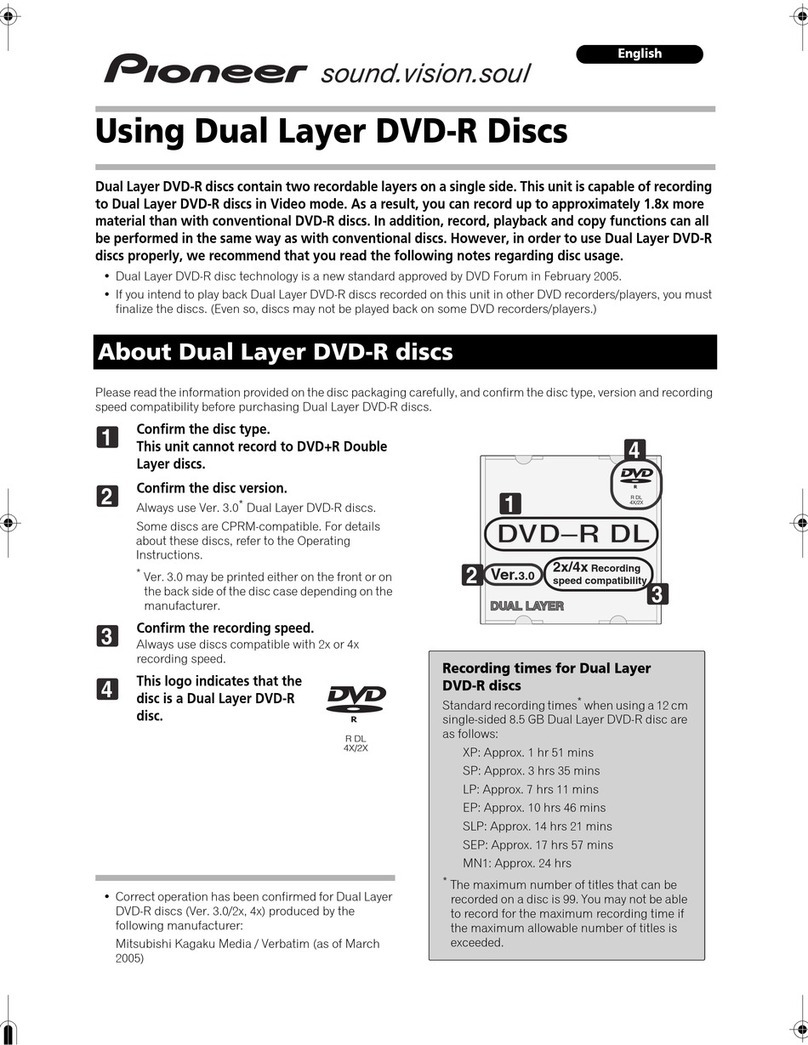 Pioneer DVR-530H User manual
