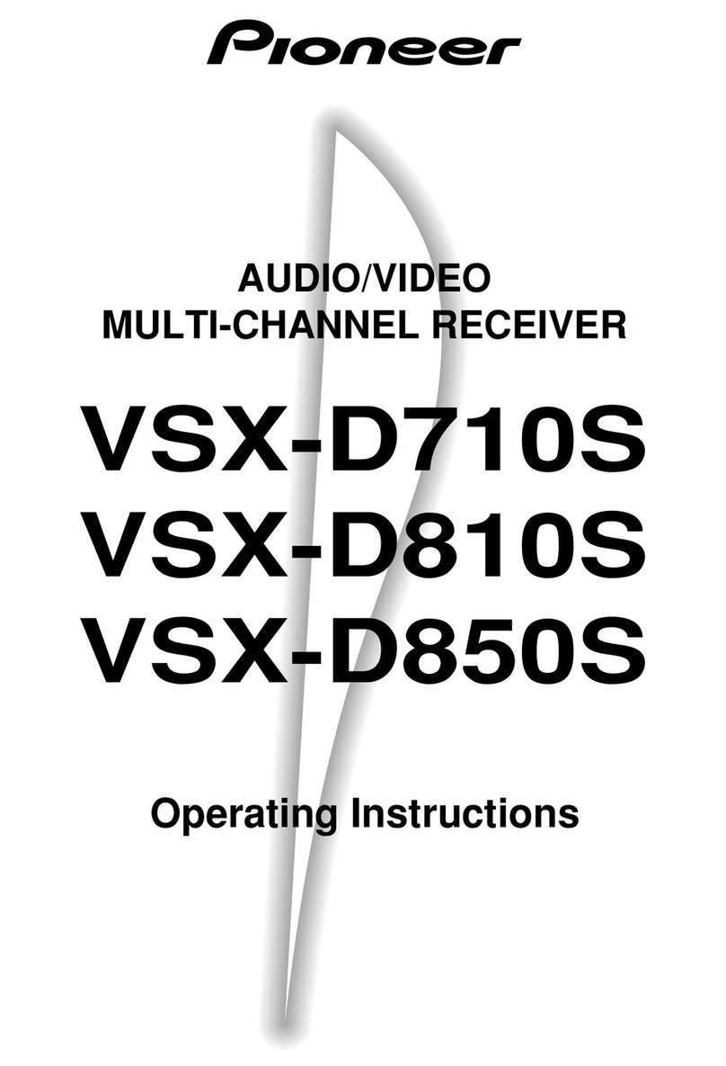 Pioneer VSX-D710S operating instructions
