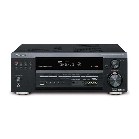 Pioneer VSX-D814 operating instructions