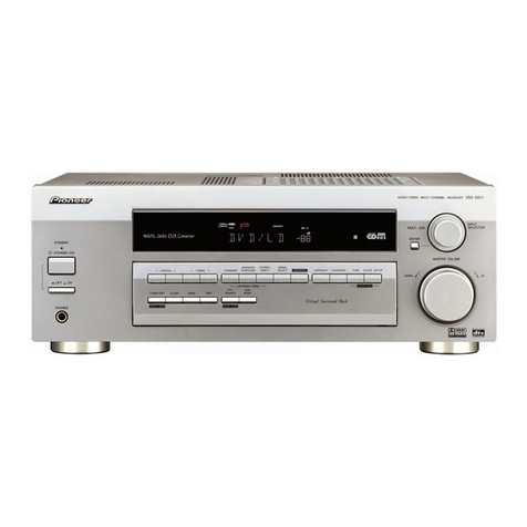 Pioneer VSX-D41 operating instructions