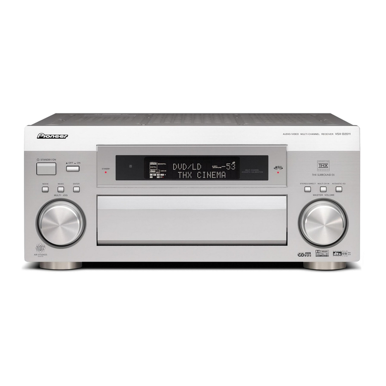 Pioneer VSX-D2011-G operating instructions