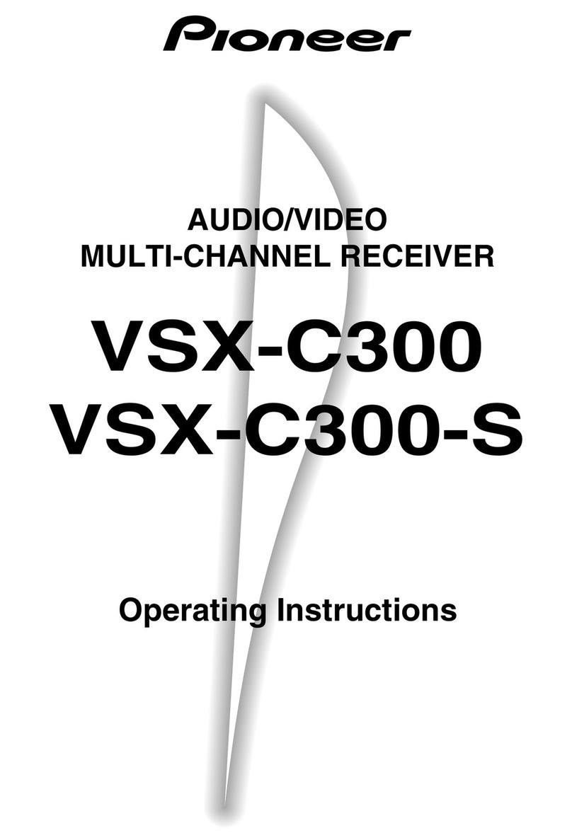 Pioneer VSX-C300 User manual