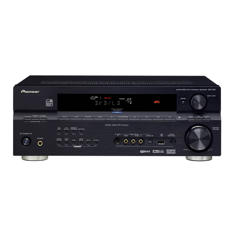 Pioneer VSX-916-K operating instructions