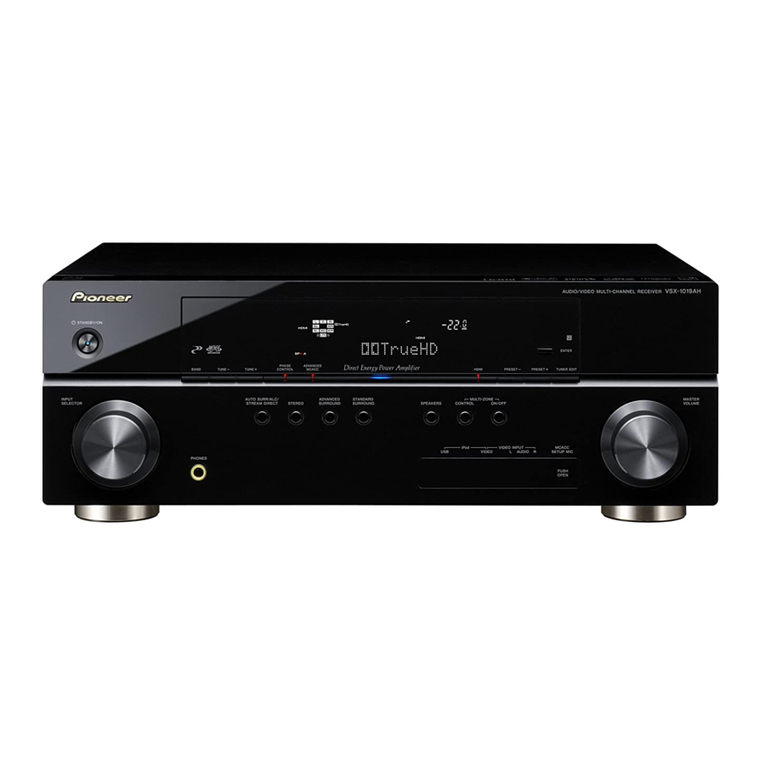 Pioneer VSX-919AH-S User manual