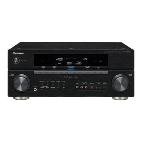 Pioneer VSX-9130TXH-K - 140 Watts A/V Receiver operating instructions