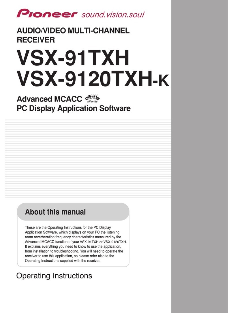 Pioneer VSX9120TXHK - 770w 7.1 Channel Dolby Truehd Software guide