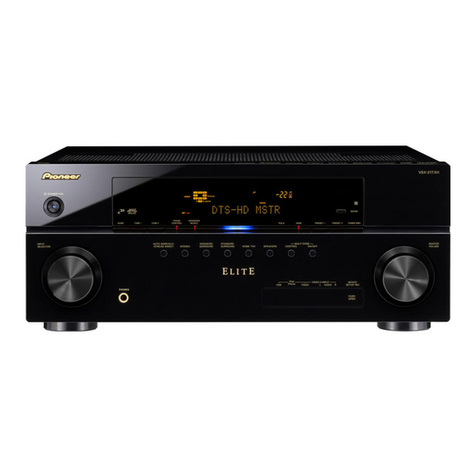 Pioneer VSX-21TXH - Elite AV Receiver User manual