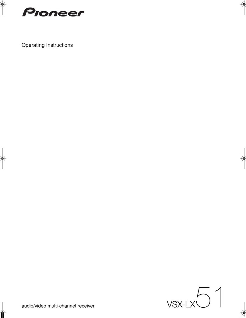 Pioneer VSX-LX51 operating instructions