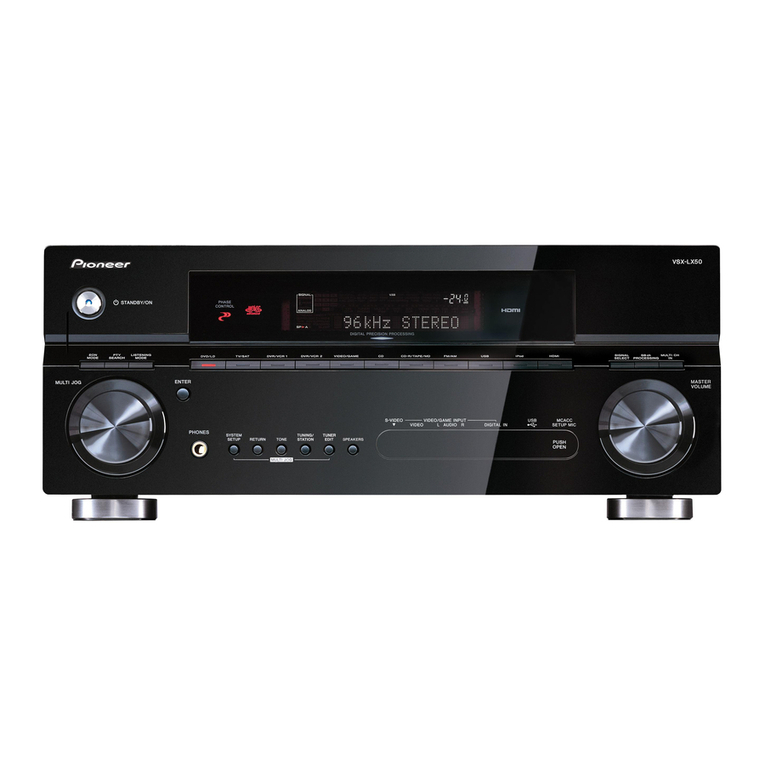 Pioneer VSX-LX50 User manual