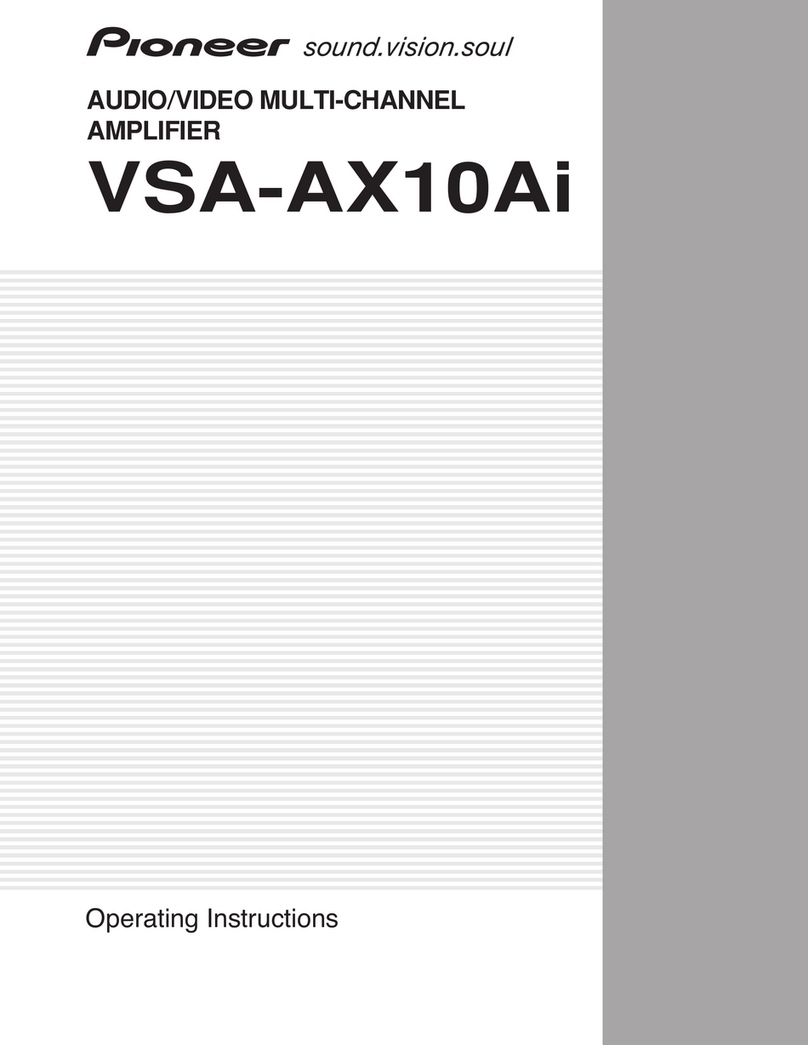 Pioneer VSA-AX10Ai User manual Pioneer VSA-AX10Ai User manual