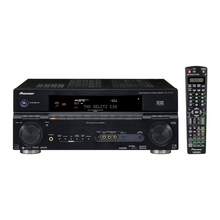 Pioneer VSX-1017AV-K operating instructions Pioneer VSX-1017AV-K operating instructions